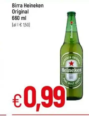 Famila Birra Heineken Original 660 ml offerta