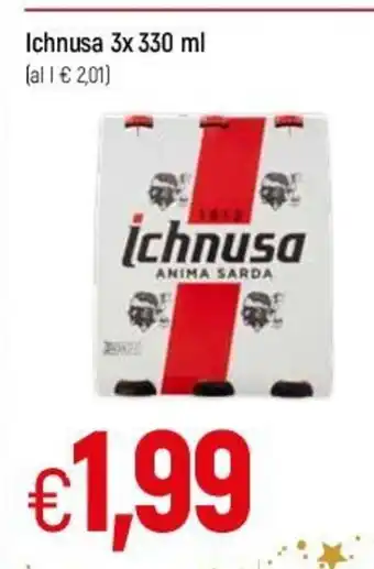 Famila Ichnusa 3x 330 ml offerta