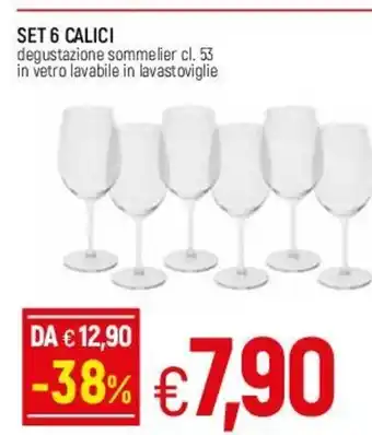 Famila Set 6 Calici 53 cl offerta