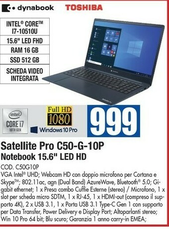 Wellcome Toshiba acer aspire offerta