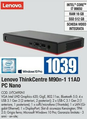 Wellcome Lenovo acer aspire offerta