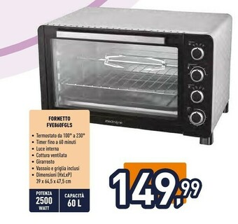Unieuro Forno elettrico offerta