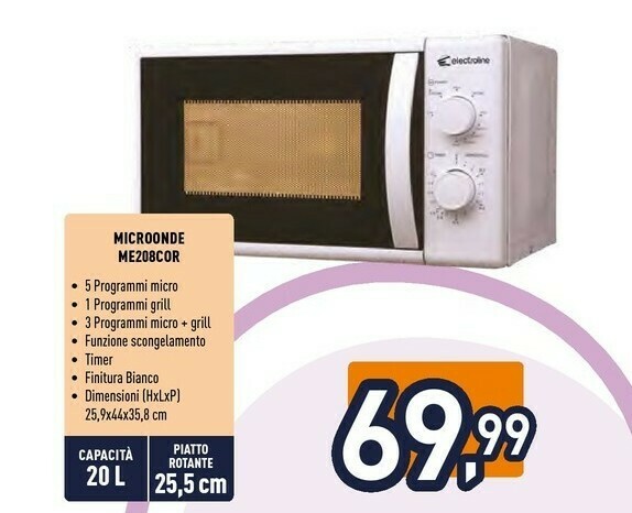 Microonde offerta di Unieuro