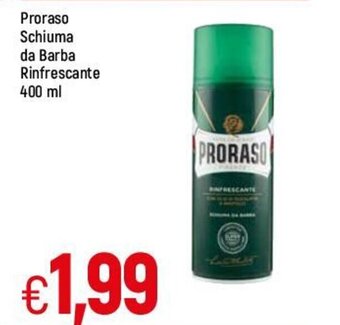 Famila Proraso Schiuma da Barba Rinfrescante 400 ml offerta