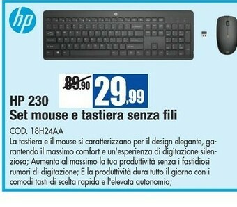 Wellcome HP Tastiera offerta