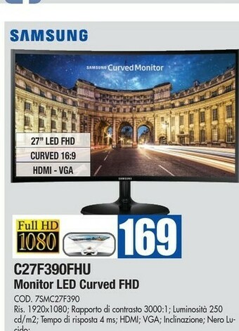 Wellcome Samsung Monitor tv offerta