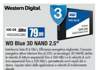 Wellcome Western Digital Hard disk ssd offerta