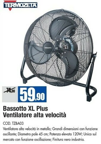 Termozeta Ventilatore