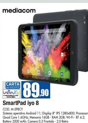 Wellcome Mediacom Tablet mediacom offerta