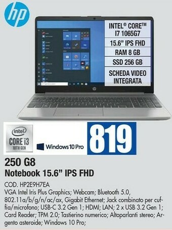 Wellcome HP acer aspire offerta