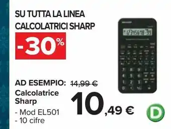 Carrefour Iper Su tutta la linea calcolatrici sharp offerta