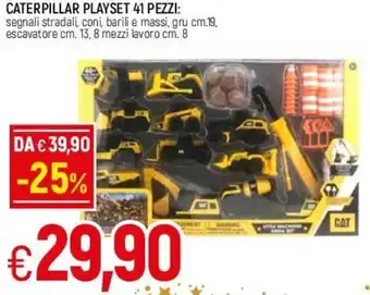 Caterpillar Playset 41 pezzi