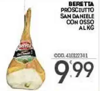 Eurocash Beretta Prosciutto San Daniele Con Osso offerta