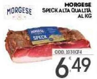 Eurocash Morgese Speck Alta Qualità offerta