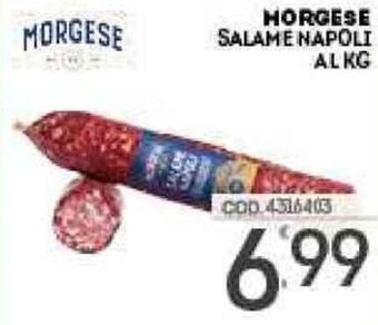 Eurocash Morgese Salame Napoli offerta