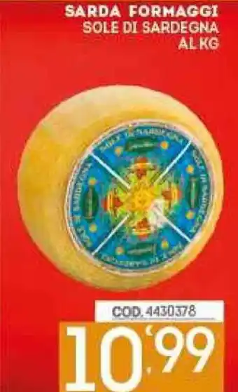 Eurocash Sarda Formaggi Sole di Sardegna offerta