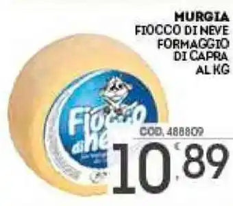 Eurocash Murgia Fiocco di Neve Formaggio di Capra offerta