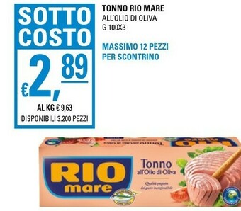 Basko Rio Mare Tonno Rio mare offerta
