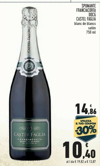 Conad Superstore Spumante Franciacorta Docg Castel Faglia offerta