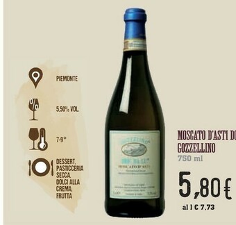 Conad Superstore Gozzellino Moscato D`asti Docg offerta