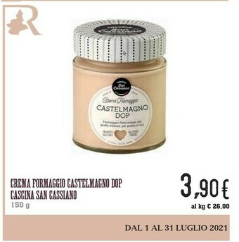 Cascina san cassiano Crema Formaggio Castelmagno Dop