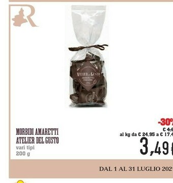 Conad Atelier Del Gusto Morbidi Amaretti offerta