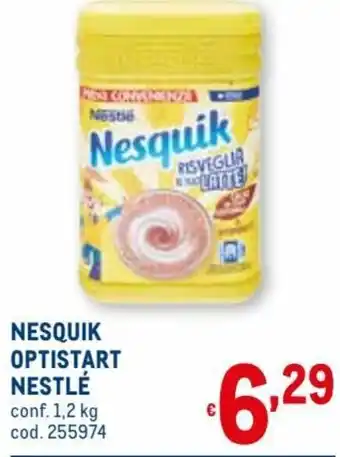 Metro Nestlé Nesquik Optistart Conf. 1,2 kg offerta