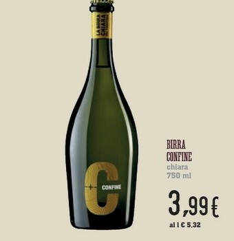 Conad Birra Confine Chiara offerta