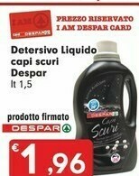 Despar Presto Detersivo lavatrice offerta