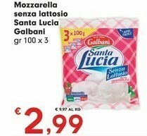 Despar Galbani Mozzarella offerta