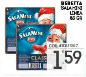 Eurocash Beretta Salamini Linea 85 gr offerta