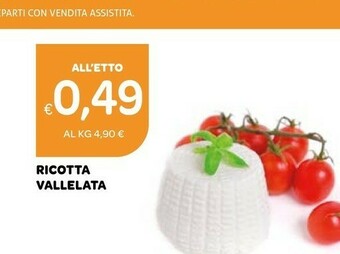 Ekom Vallelata Ricotta offerta
