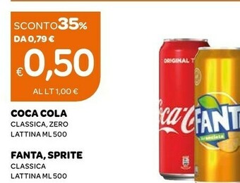 Ekom Fanta Coca cola zero offerta