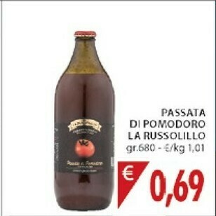 Mercatò La russolillo Passata Di Pomodoro Tomato Puree offerta