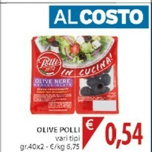 Mercatò Polli Olive offerta