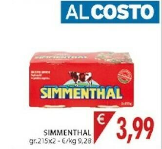 Mercatò Simmenthal Carne In Scatola offerta
