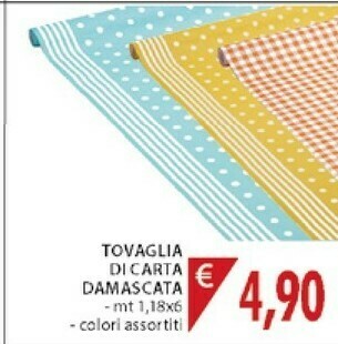 Mercatò Damascata Tovaglia Di Carta offerta