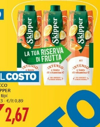 Mercatò Skipper Succo offerta