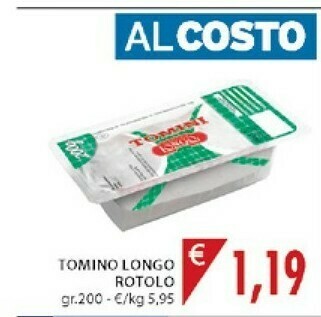 Mercatò Longo Tomino Rotolo offerta
