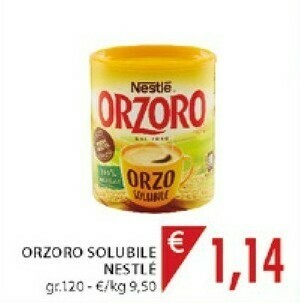 Mercatò Nestlè Orzoro Orzo E Caffè 120 G(ml) offerta