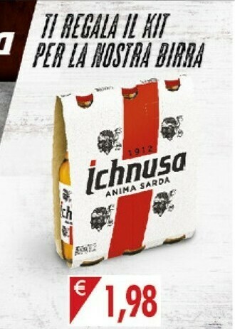 Mercatò Ichnusa Birra Bionda Sardegna offerta