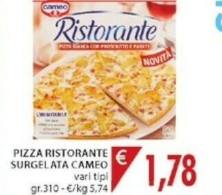 Mercatò Cameo Pizza Ristorante Surgelata offerta