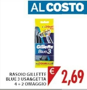 Mercatò Gillette Blue 3 Usa&getta offerta