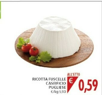 Caseificio pugliese Ricotta Fuscelle