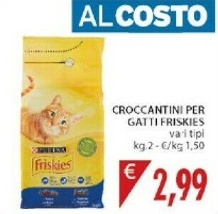 Mercatò Friskies Croccantini Per Gatti offerta