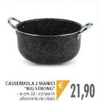 Mercatò Big Strong Casseruola 2 Manici offerta
