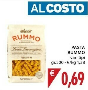 Mercatò Rummo - Pasta Mista N. 74 500 G(ml) offerta