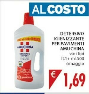Mercatò Amuchina Detersivo Igienizzante Per Pavimenti offerta