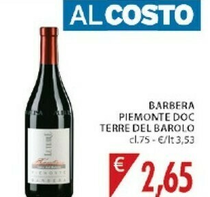 Mercatò Terre Del Barolo Barbera Piemonte Doc offerta