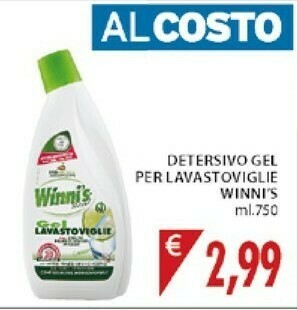 Mercatò Winni's Detersivo Gel Per Lavastoviglie offerta